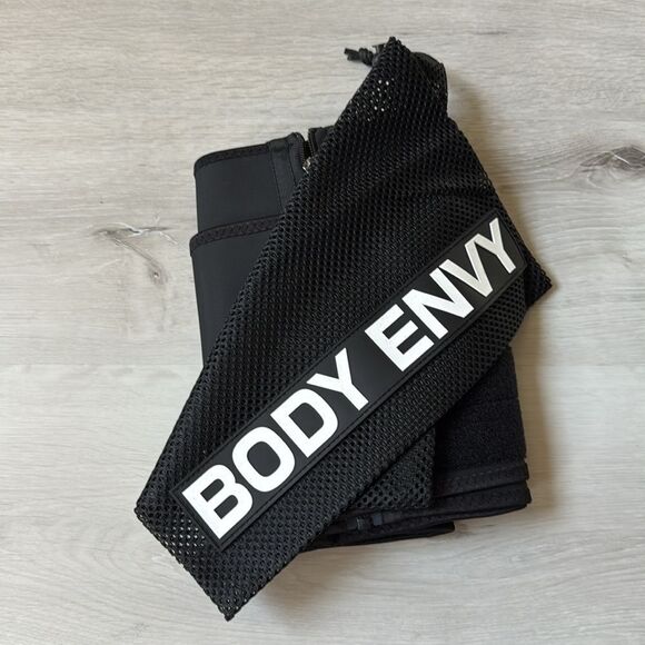 BODY ENVY 2 STRAP WAIST TRAINER BLACK NWT in packaging - Picture 9 of 12